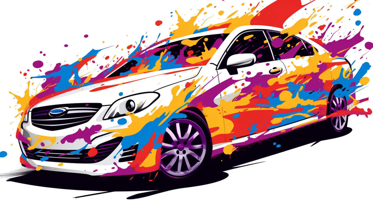 White background car stickers, bumper stickers stock image, bumper stickers ai prompt, ai-generated bumper stickers