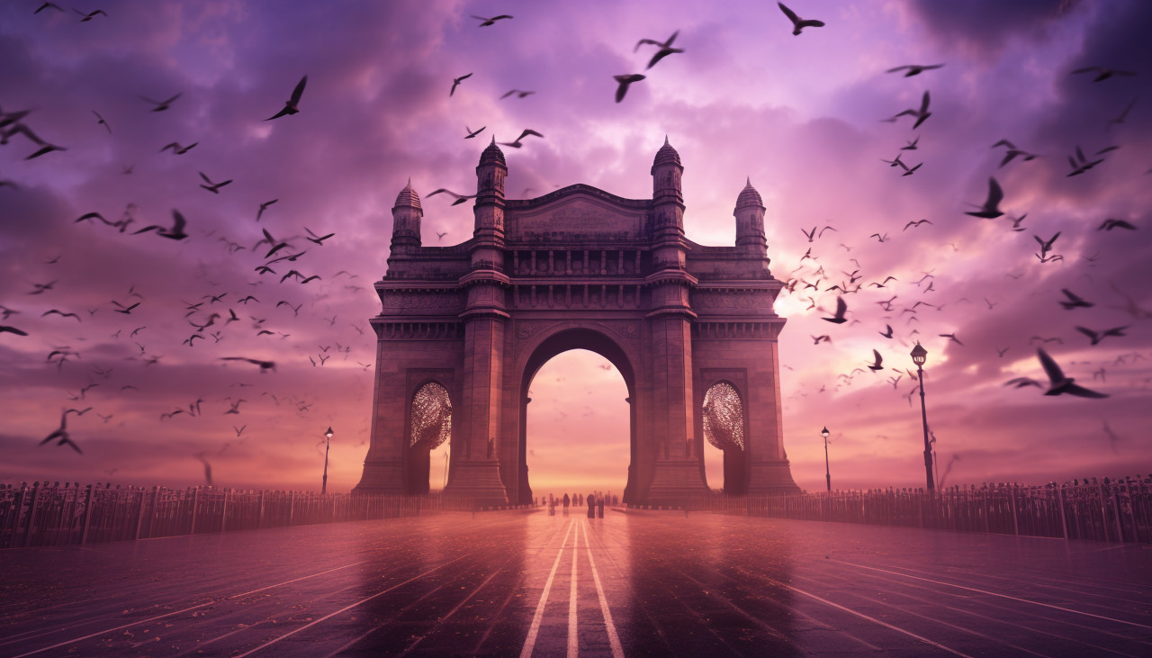Magnolia gate in mumbai, gateway of india mumbai stock image, gateway of india mumbai ai prompt, gateway of india mumbai photo