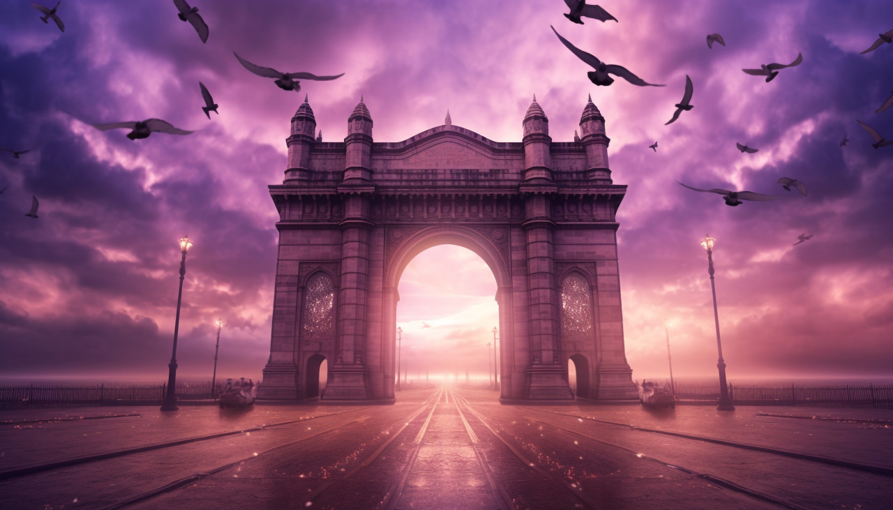 Magnolia gate and india gate in mumbai, gateway of india mumbai stock image, gateway of india mumbai ai prompt, gateway of india mumbai photo