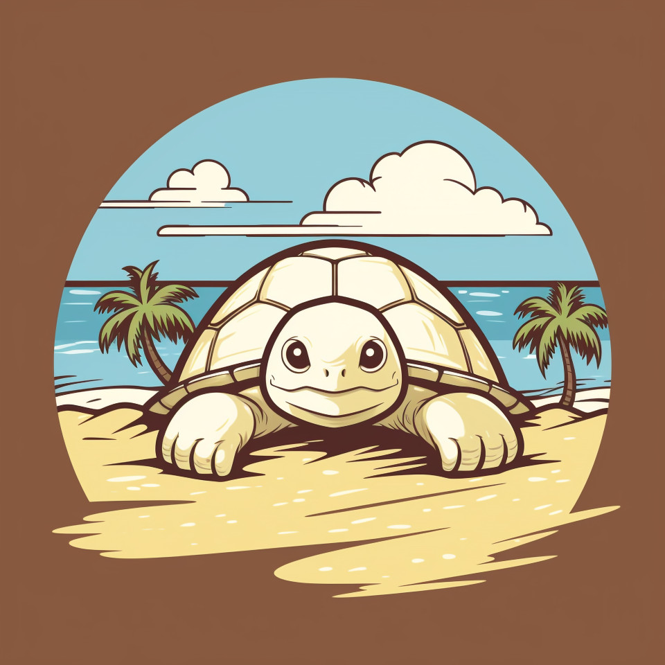 White turtle beach t-shirt, animal t-shirt designs, animal t-shirt design stock images, animal t-shirt design ai prompts