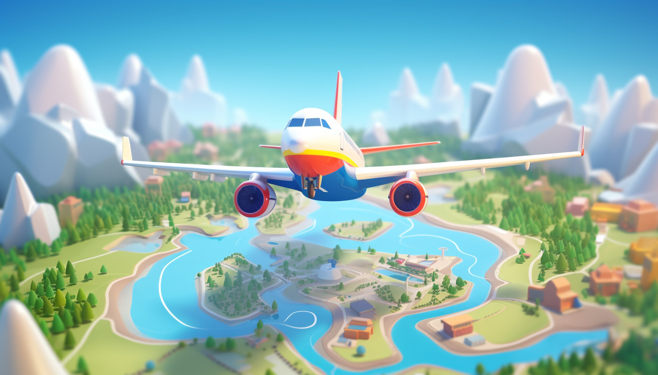 Real time flight tracking with google maps, adventure travel stock images, adventure travel ai prompts, travel stock images ai