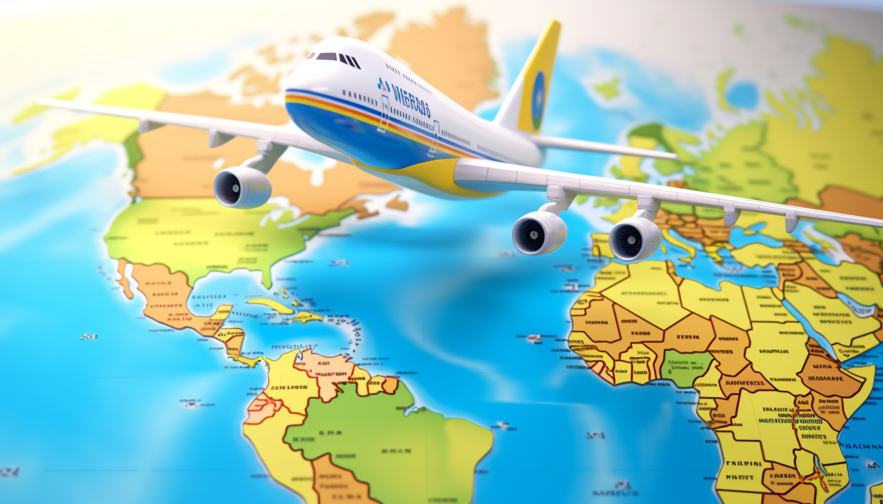 Track your flight and stay on schedule with google maps, adventure travel stock images, adventure travel ai prompts, travel stock images ai