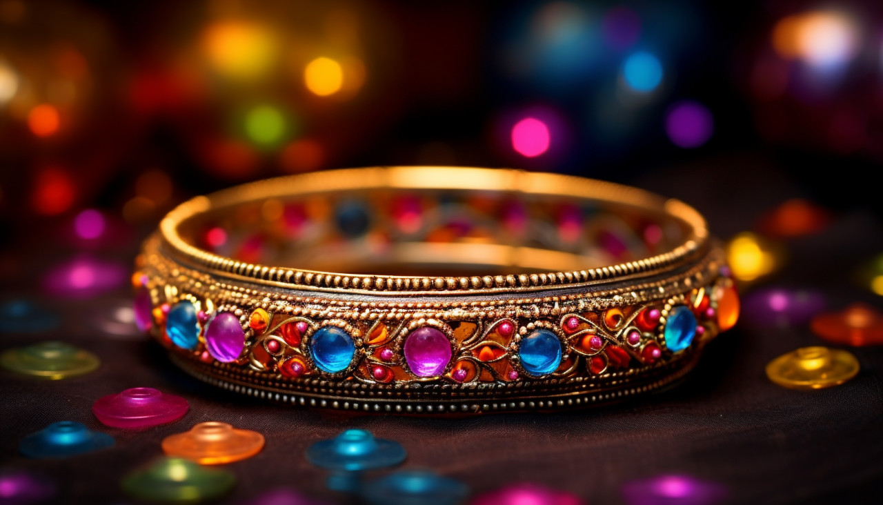 Trendy bracelet for women, raksha bandhan stock photo, raksha bandhan vector illustration, raksha bandhan ai generator