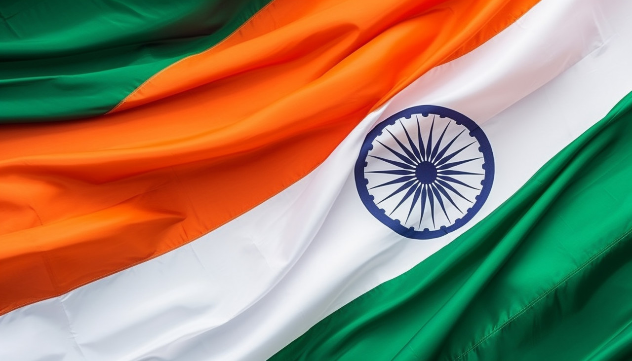 Indian tricolor flag background for independence day, independence day stock image, independence day ai prompt