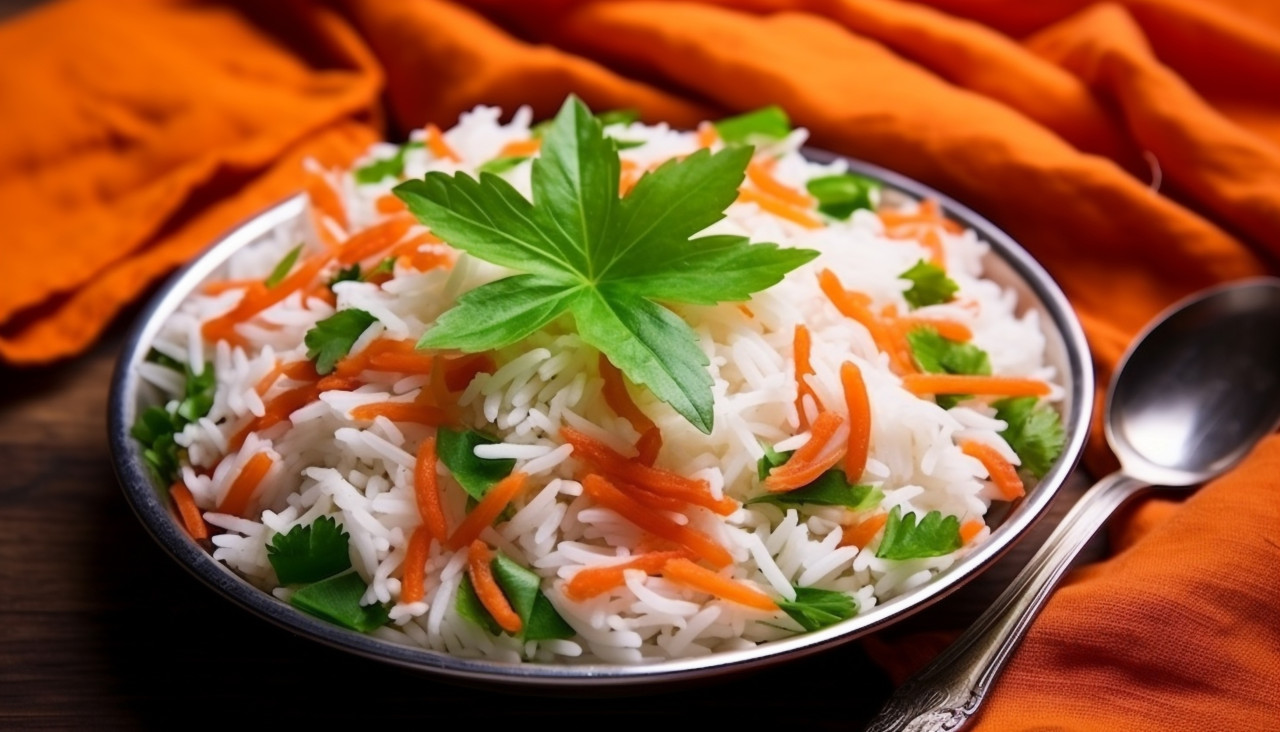 Tricolor tiranga rice for indian republic and independence day, independence day stock image, independence day ai prompt