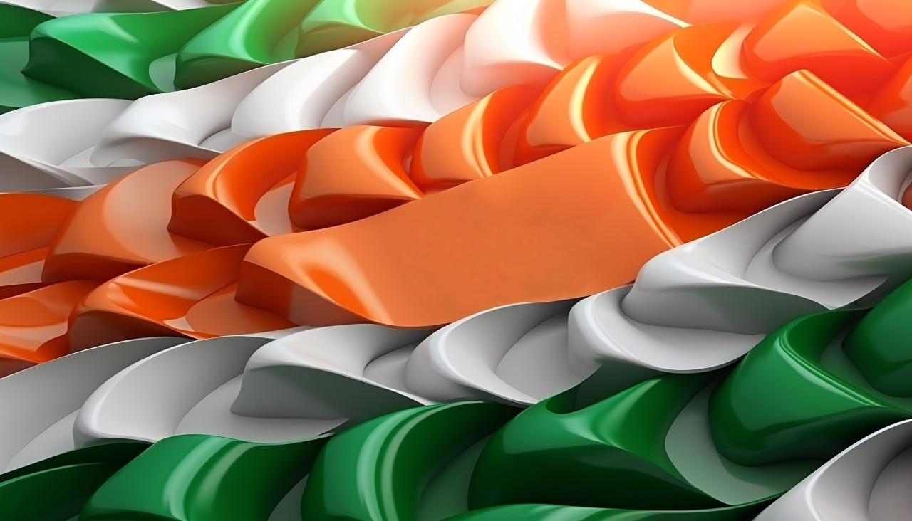 Indian flag wallpaper for republic day, independence day stock image, independence day ai prompt