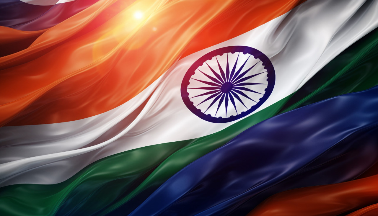 Republic day india flag wallpaper, independence day stock image, independence day ai prompt