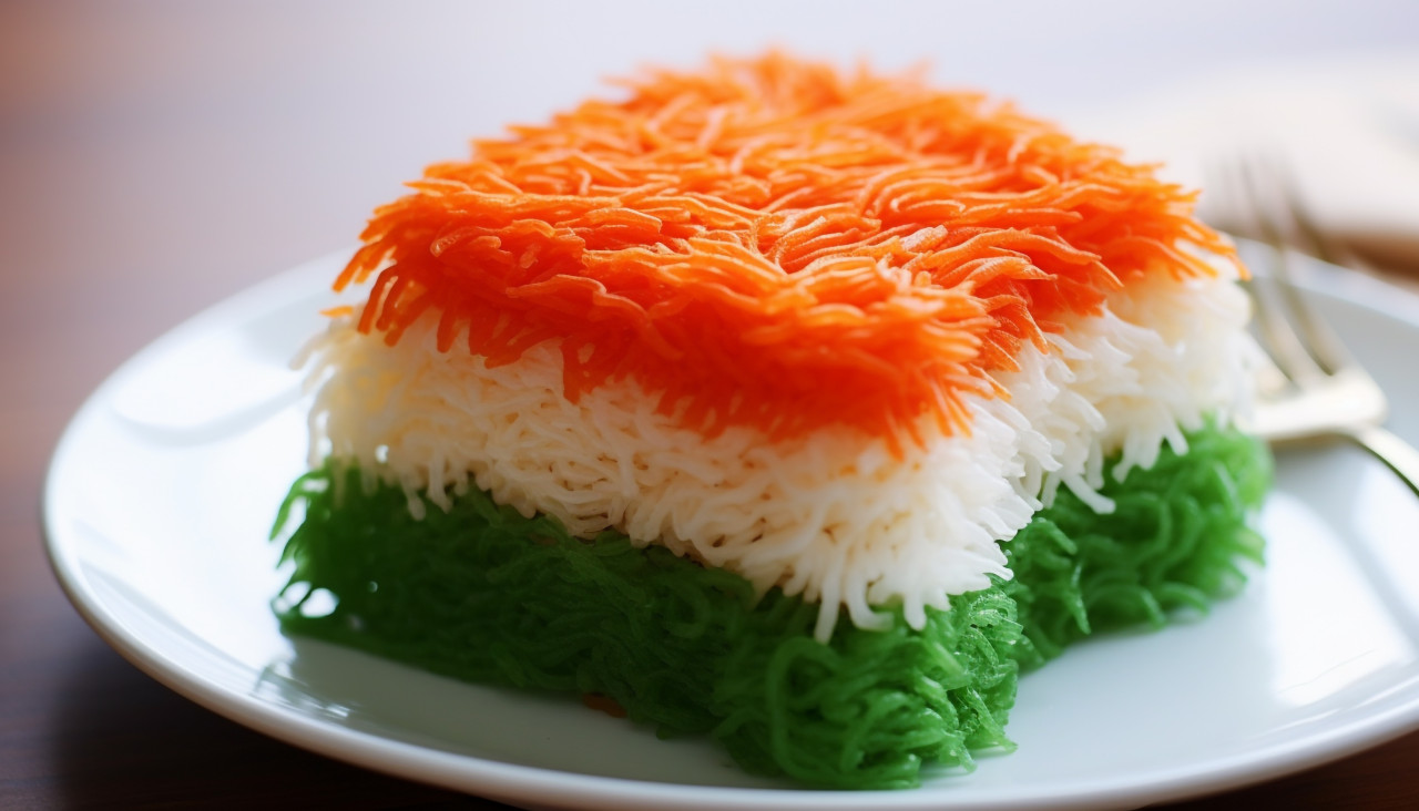 Indian independence day rice cake, independence day stock image, independence day ai prompt