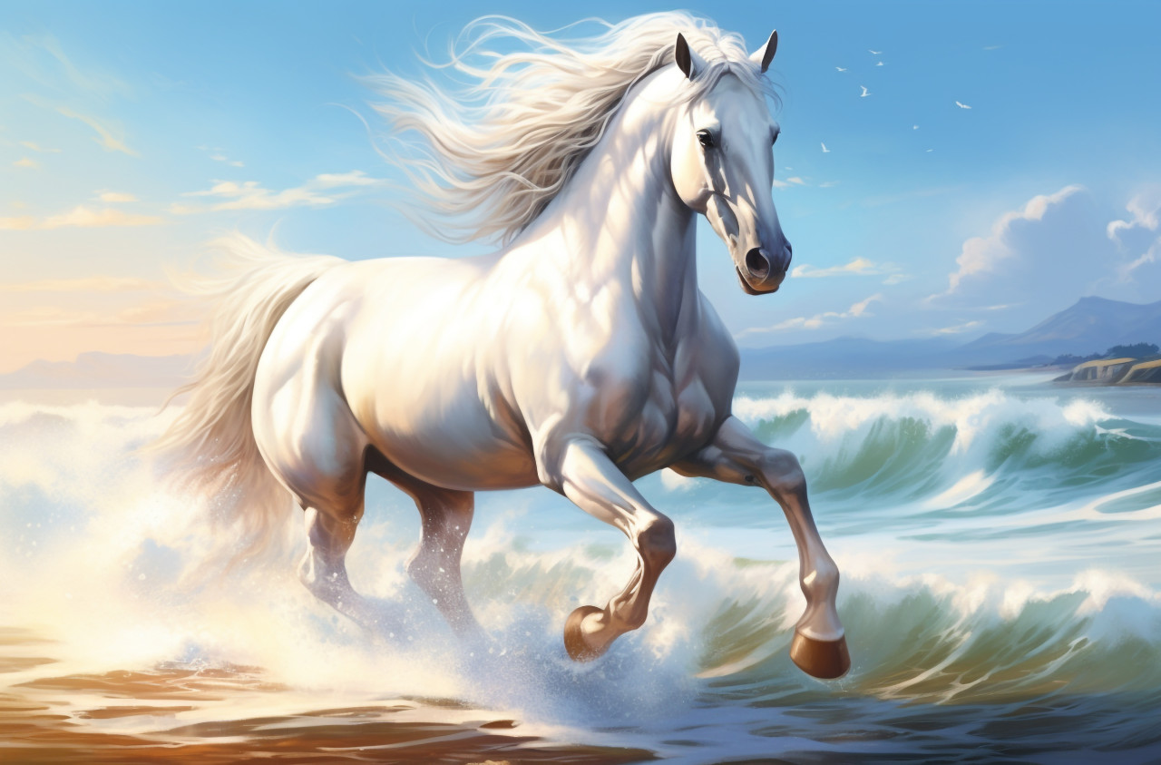 The beauty of horse country, midjourney ai art, ai art, midjourney free prompts