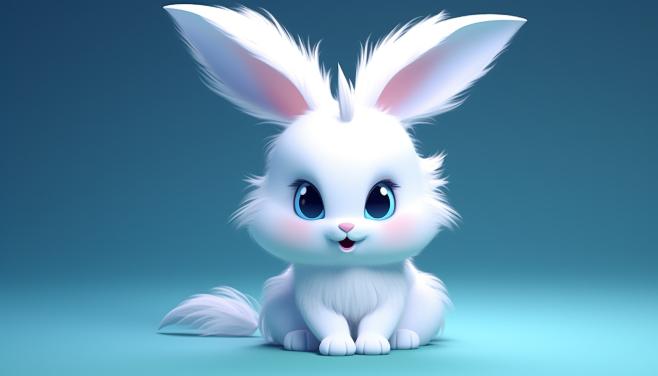 Cute bunny with flowers, midjourney ai art, ai art, midjourney free prompts