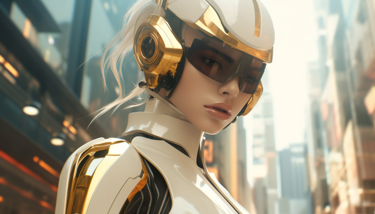 Golden cityscape at sunset, midjourney ai art, ai art, midjourney free prompts