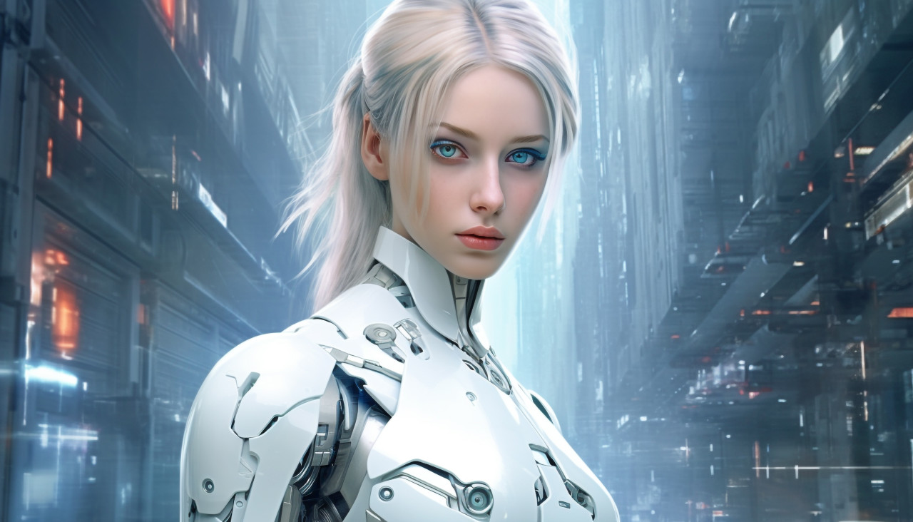 Ai woman with glasses and smile, midjourney ai art, ai art, midjourney free prompts