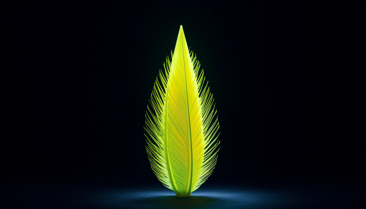 A yellow cone shaped object with a pointy tip that has a pointy tip, midjourney ai art, ai art, midjourney free prompts