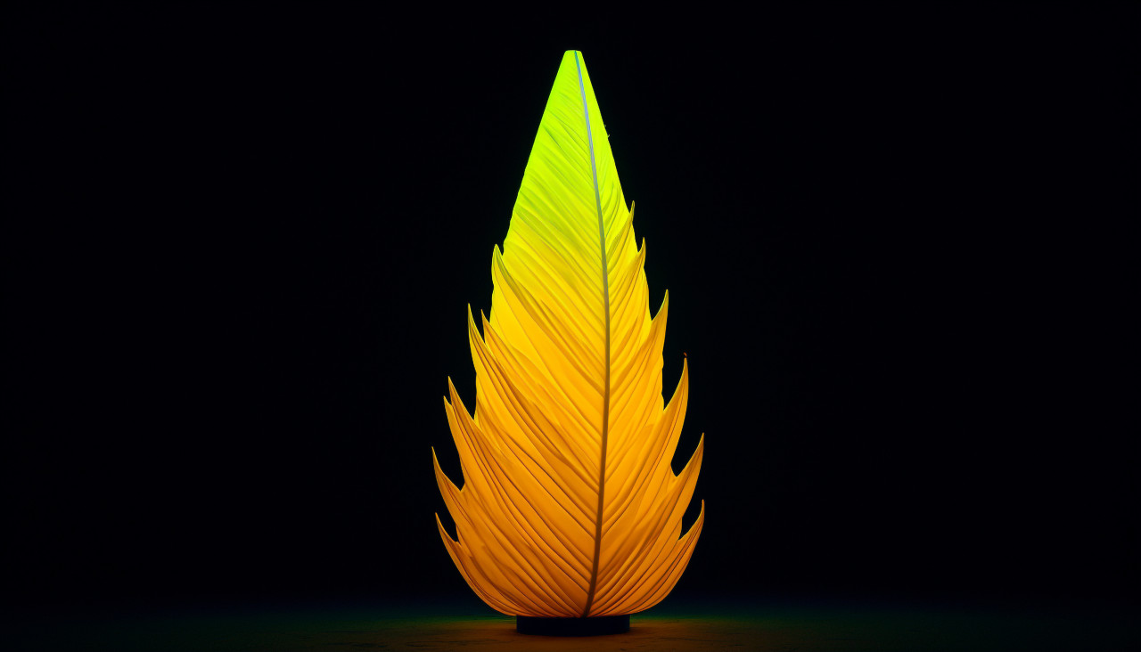 Pointy yellow cone object, midjourney ai art, ai art, midjourney free prompts