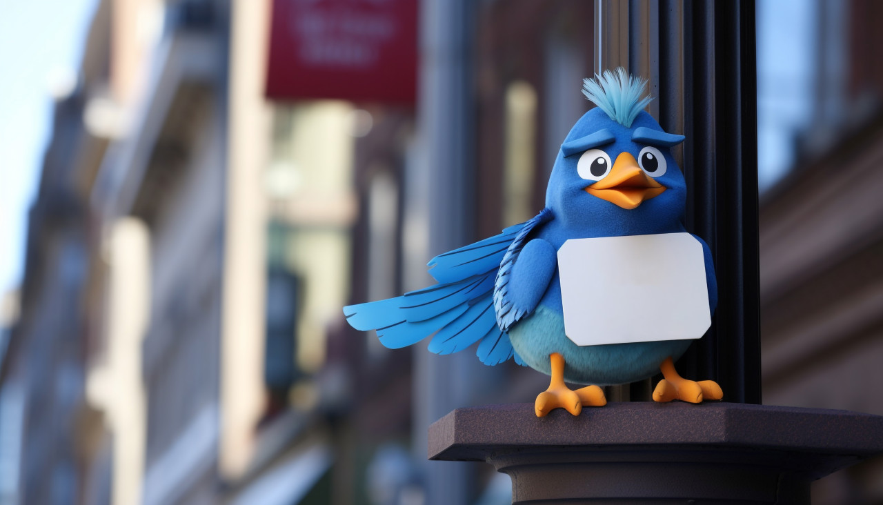 Blue bird in its natural habitat, midjourney ai art, ai art, midjourney free prompts