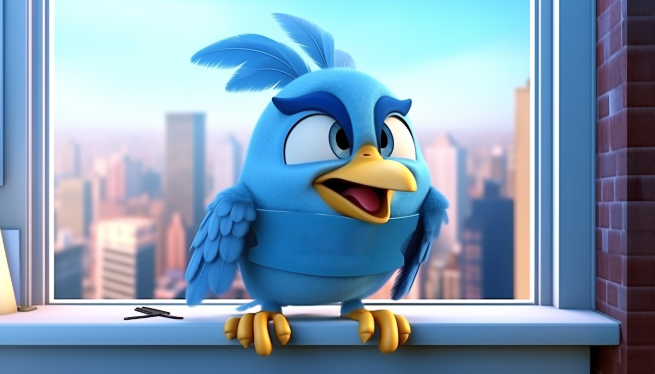 Blue bird enjoying the sunlight, midjourney ai art, ai art, midjourney free prompts