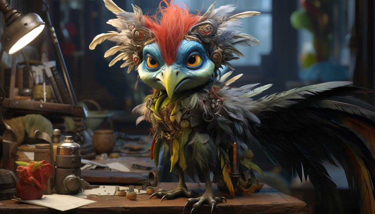 Feathery close-up, midjourney ai art, ai art, midjourney free prompts