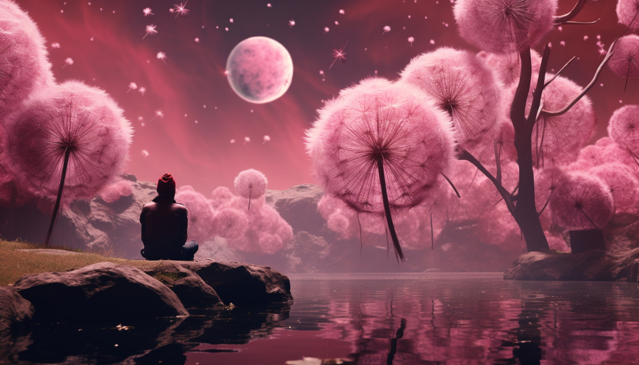 Dandelion wishes, midjourney ai art, ai art, midjourney free prompts