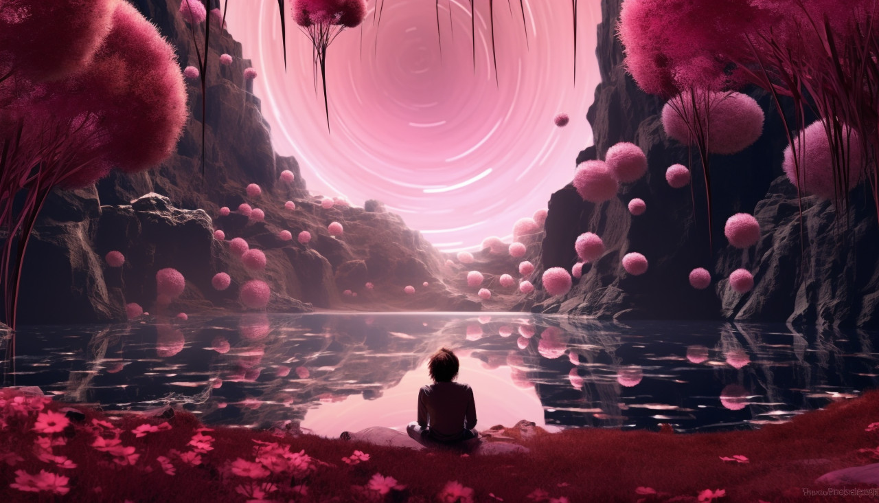 Lonely dandelion, midjourney ai art, ai art, midjourney free prompts