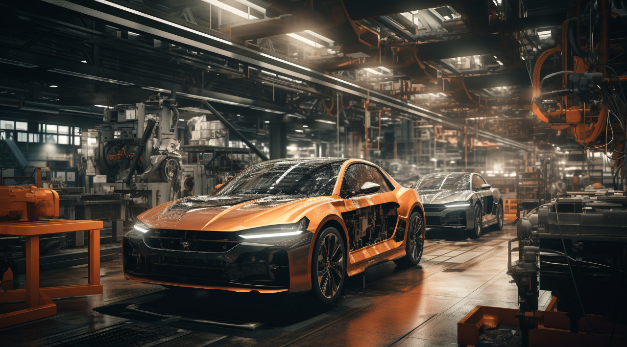 Robots are taking over the assembly line, assembly line car production, assembly line car manufacturing