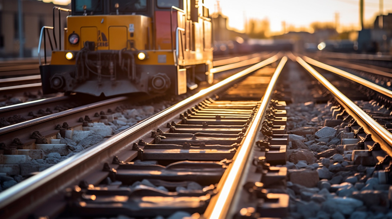 Bulldozer tracks up close, industrial machinery stock images ai, midjourney prompt ideas