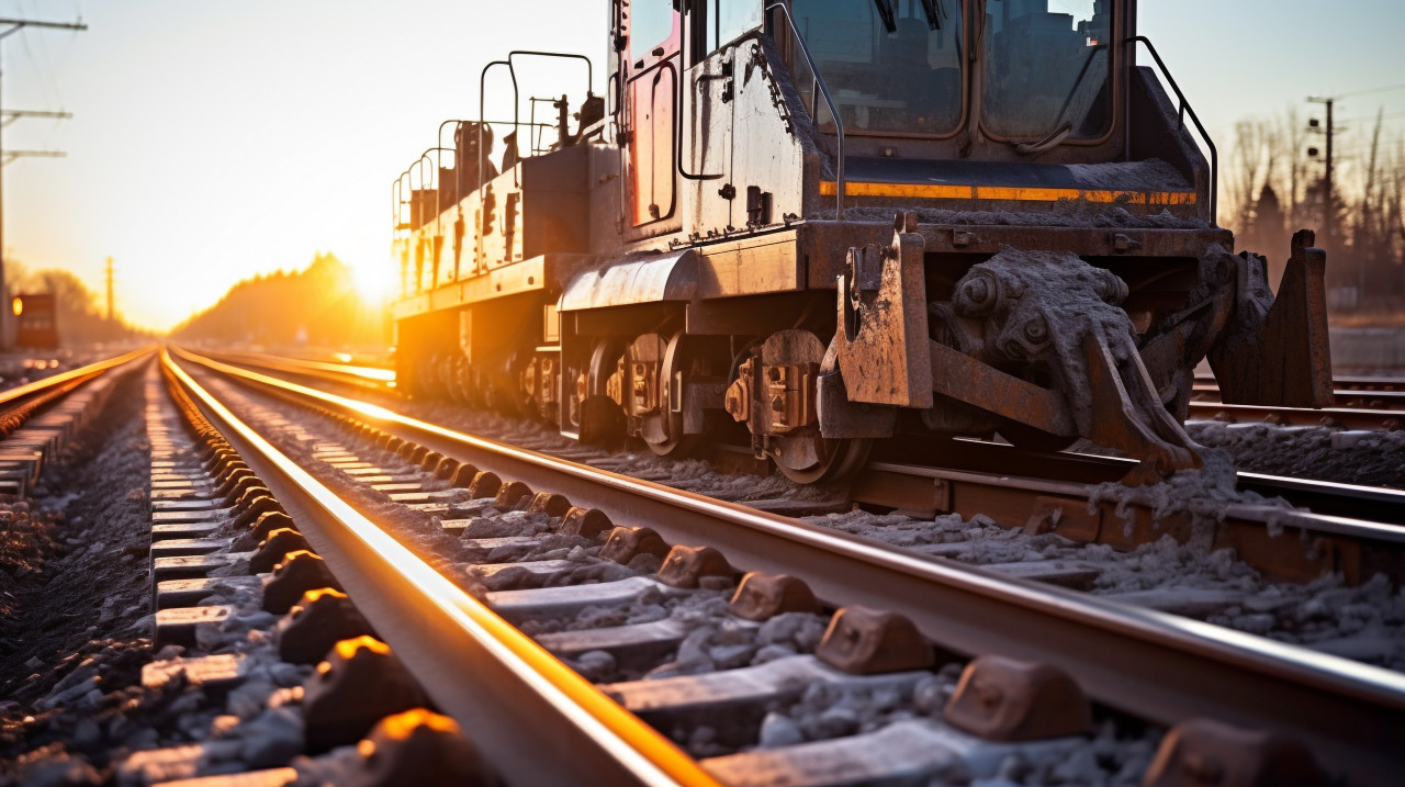The power of bulldozer tracks, industrial machinery stock images ai, midjourney prompt ideas