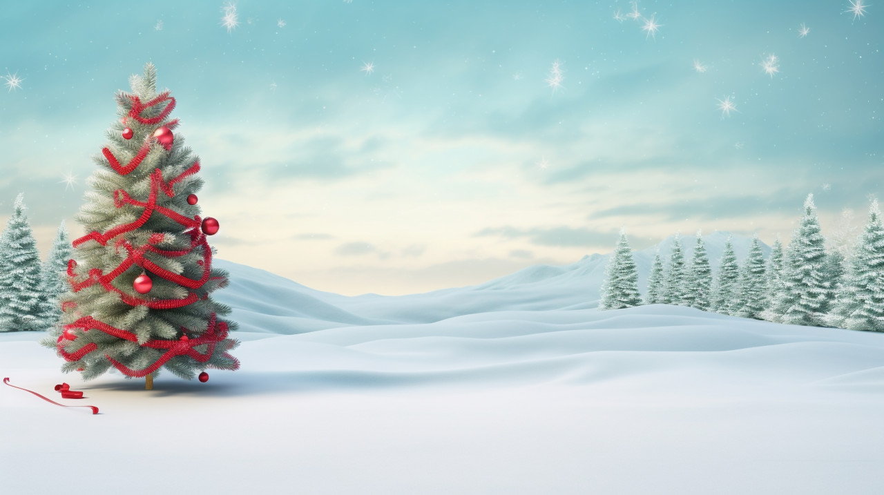 Christmas in the snowy mountains, christmas stock image ai, christmas stock photos ai