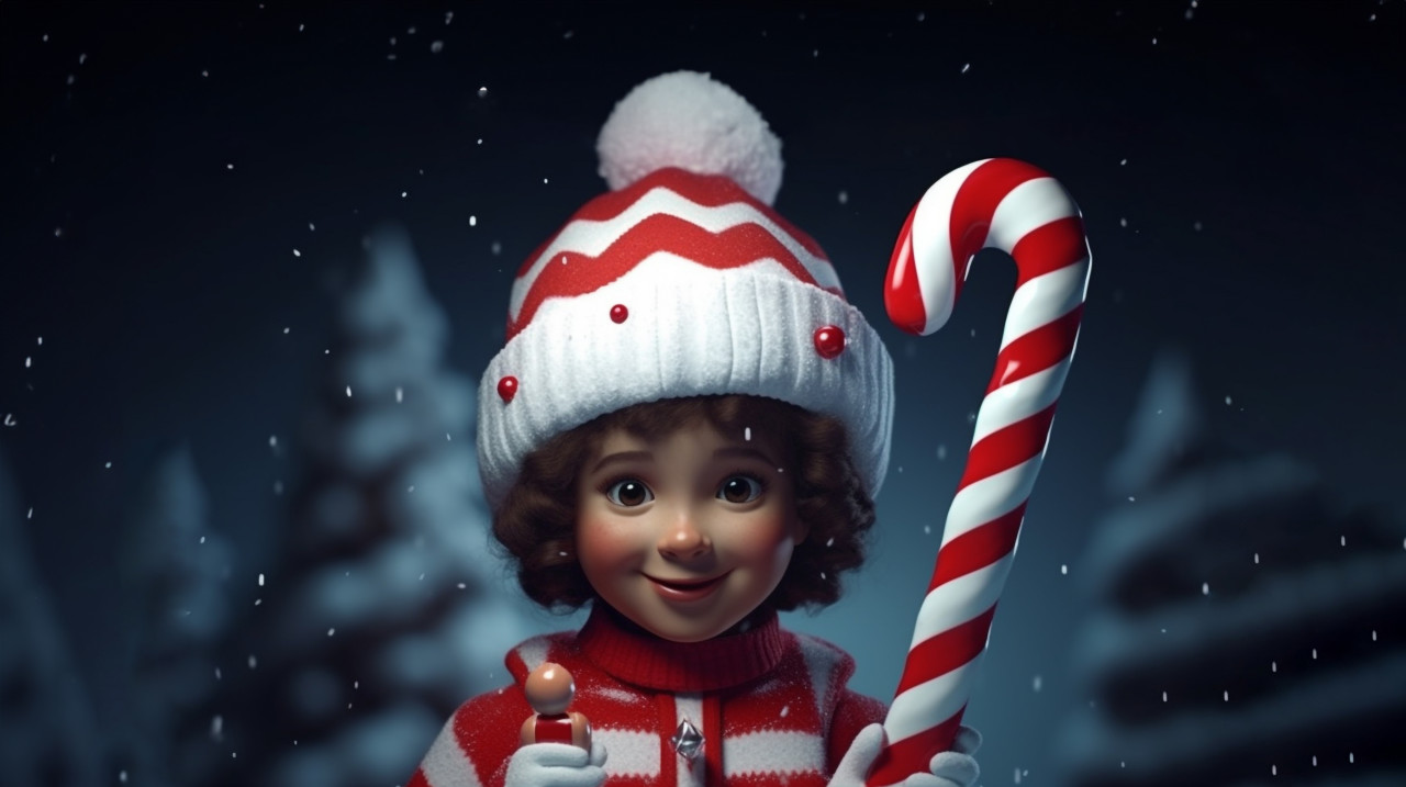 3d illustration of boy building a snowman, christmas stock image ai, christmas stock photos ai