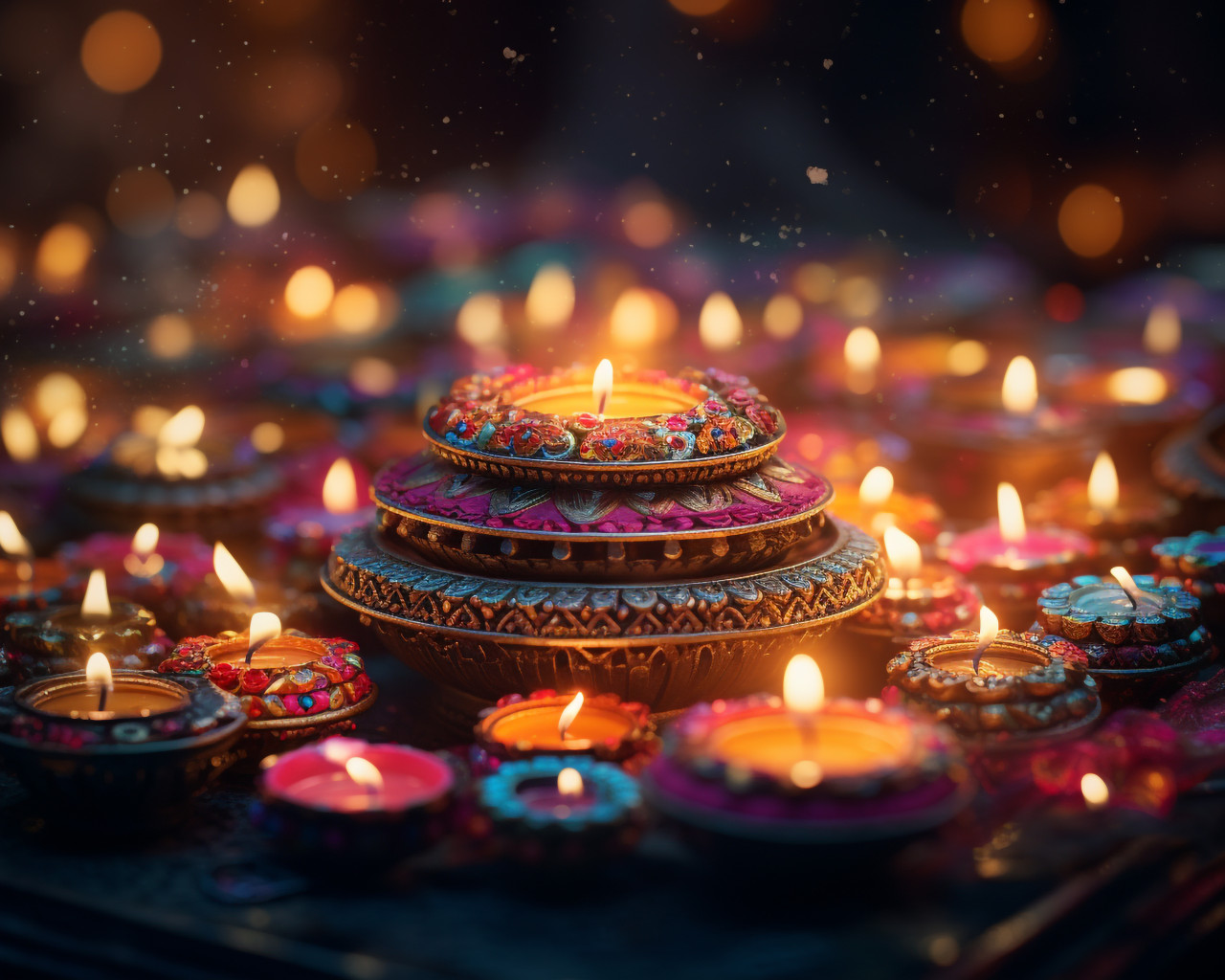 Child sees ocean for the first time, diwali festival stock image, diwali festival ai prompt