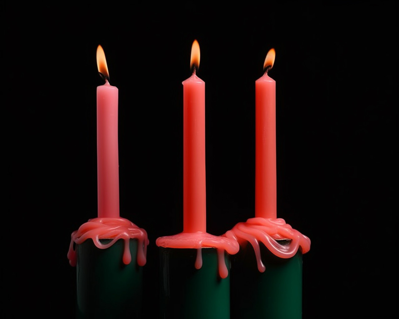 Three burning candles on a dark background, diwali festival stock image, diwali festival ai prompt