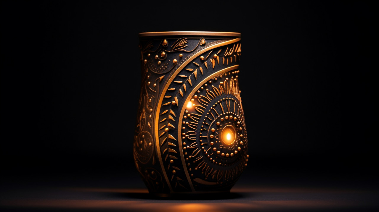 A candle on a black background, diwali festival stock image, diwali festival ai prompt