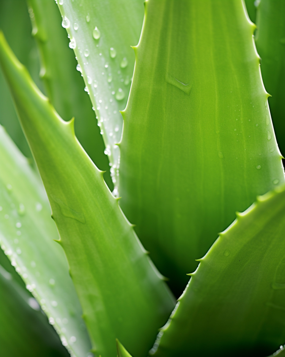 Aloe vera gel closeup, alovera leaf image