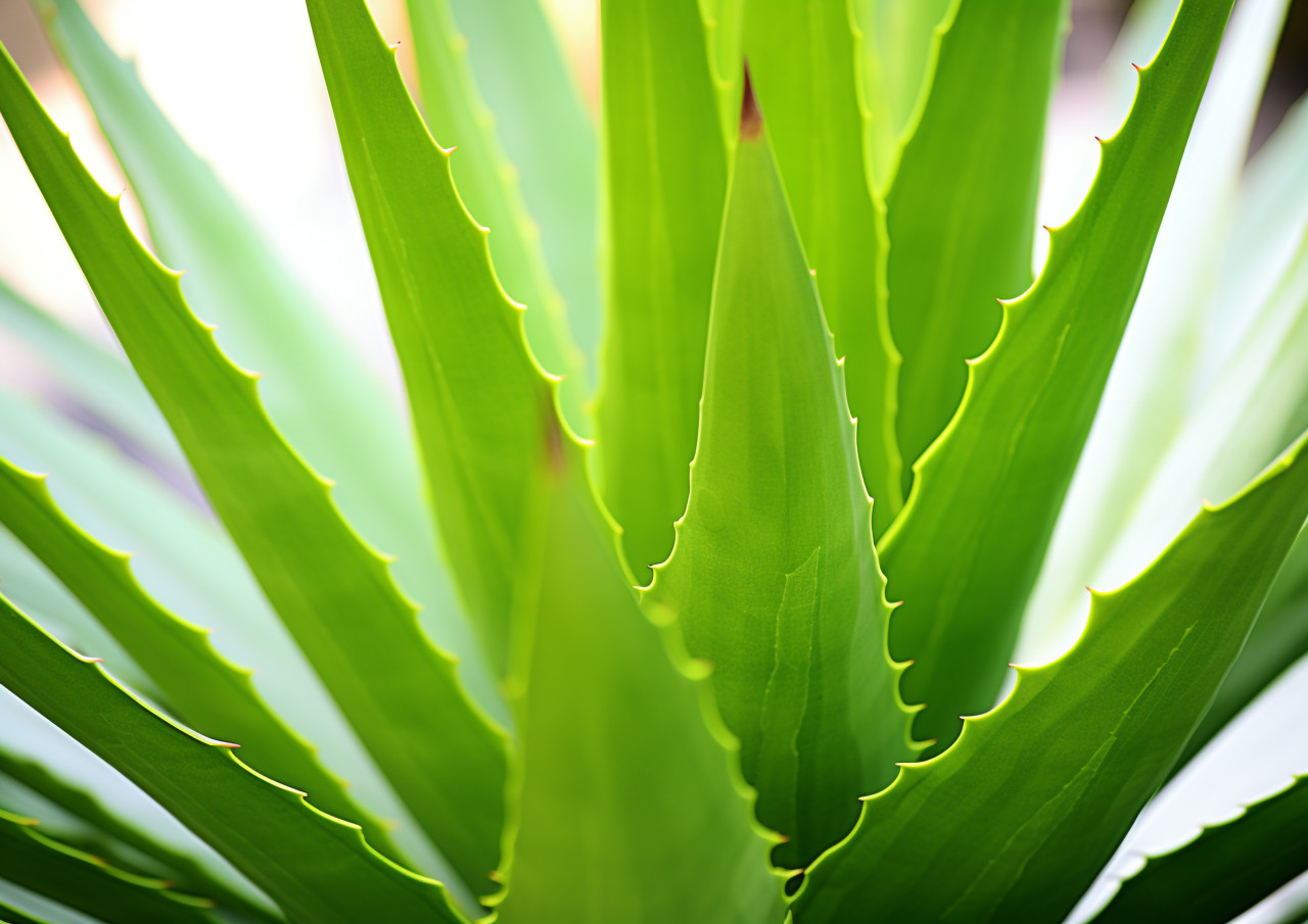 Fresh aloe vera leaves, alovera leaf image