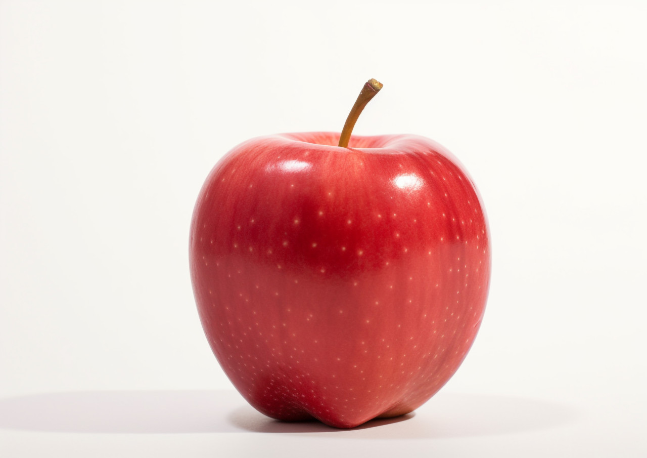 Apple isolated on white background, apple fruit image hd