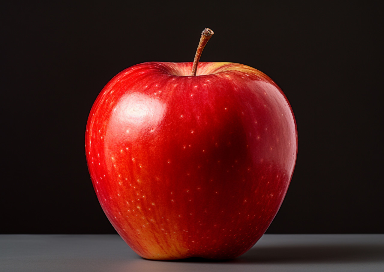 Red apple skin detail, apple fruit image hd