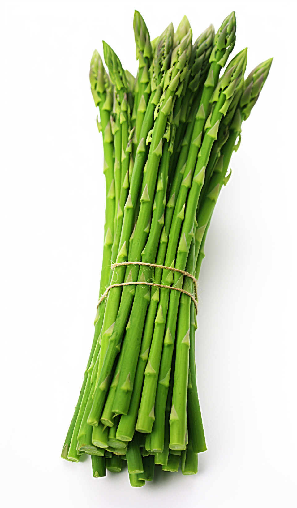 Asparagus stalks isolated on white, asparagus image