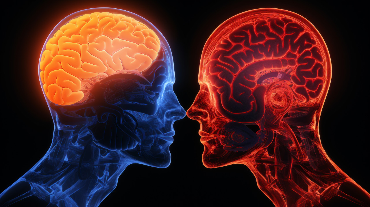 Scientific study of the brain, human brain image