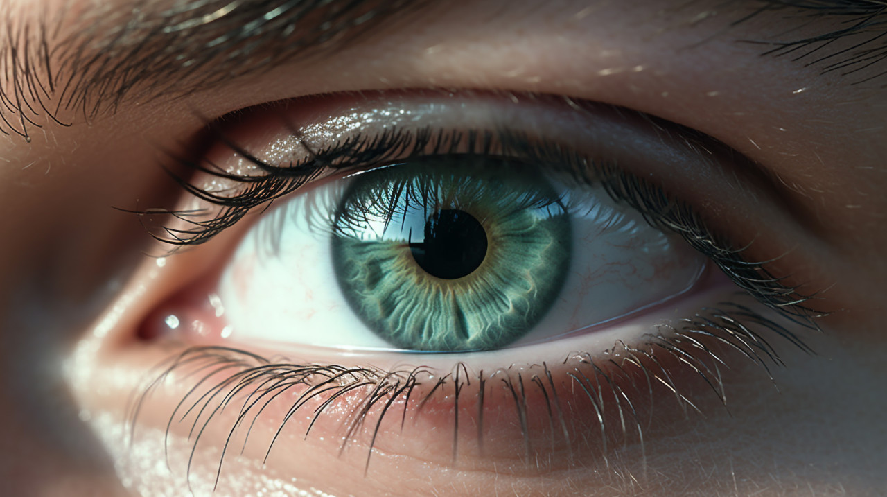 Mesmerizing blue eyes, men eyes close up image