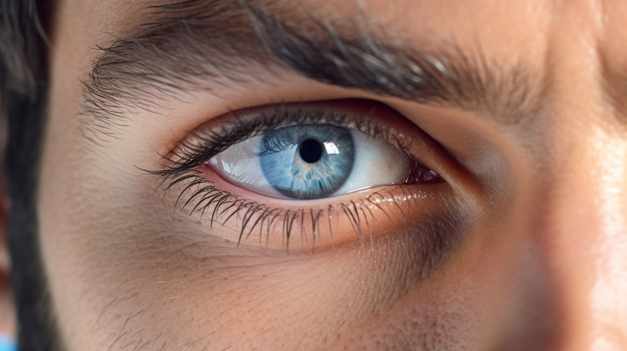 A close up of a man wearing a beard, men eyes close up image