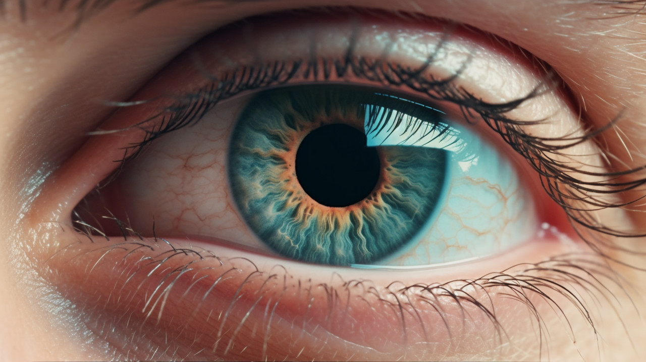 A close up of a man's eye with blue eyes, men eyes close up image