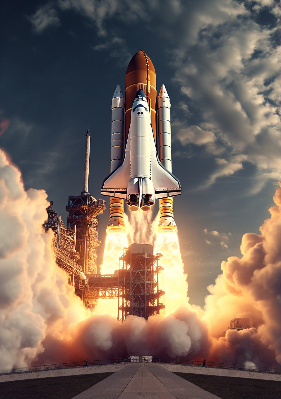 Space shuttle launches into the night sky, chandrayaan images hd