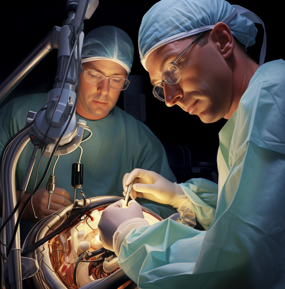Robotic surgery a new frontier in medicine, medical images stock