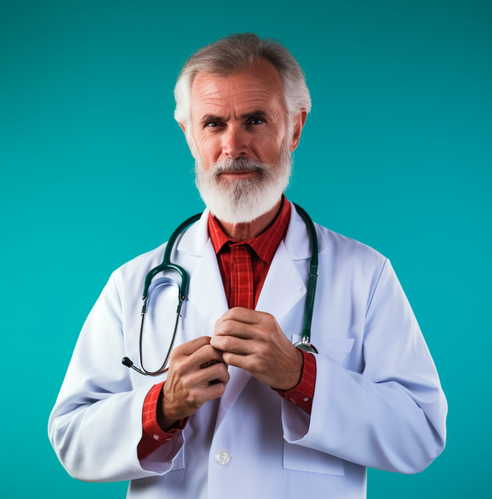 Doctor conducting examination, medical images stock