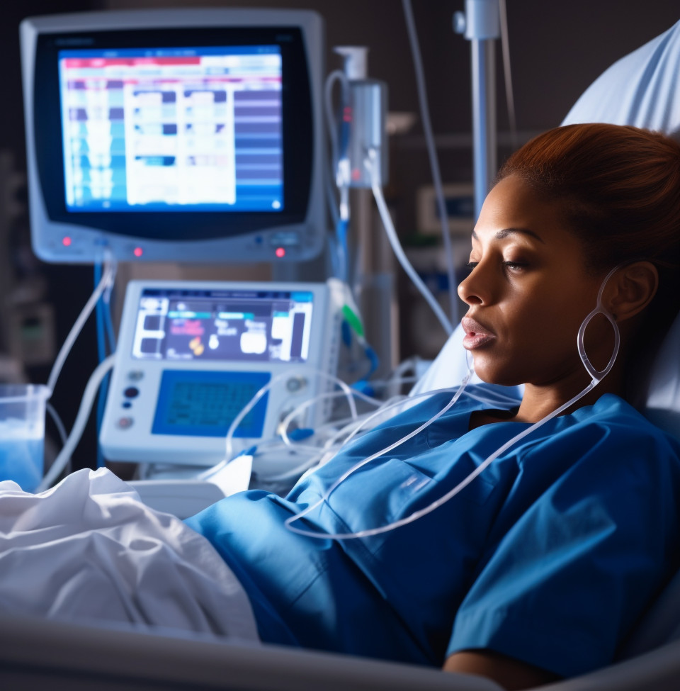 Healthcare worker in scrubs and lab coat, medical images stock