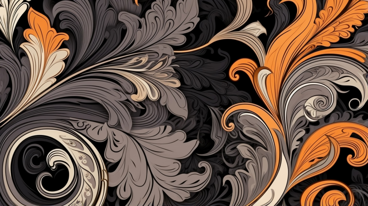 Traditional designs, folk style art