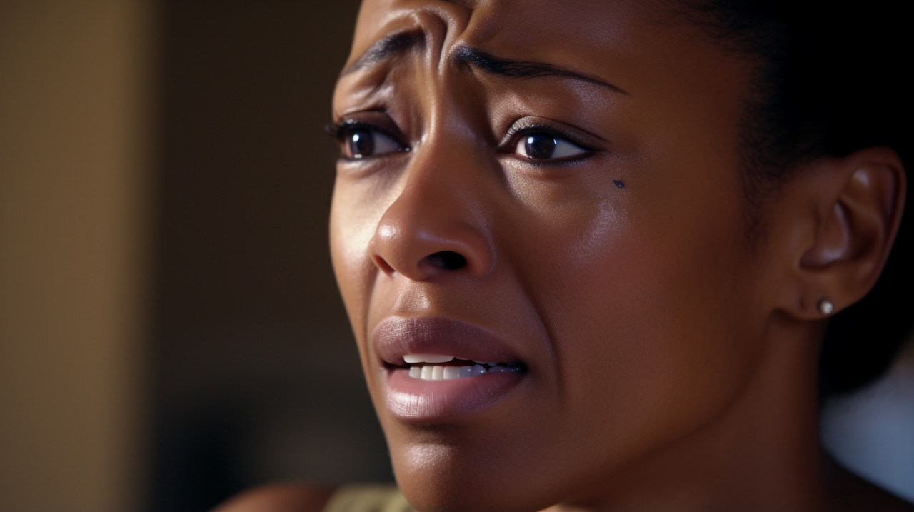 Close up of a smiling face, mental health