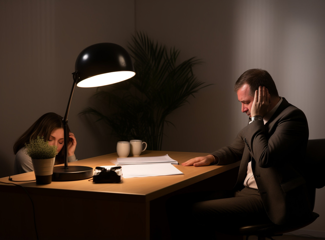 The therapists office is empty, mental health