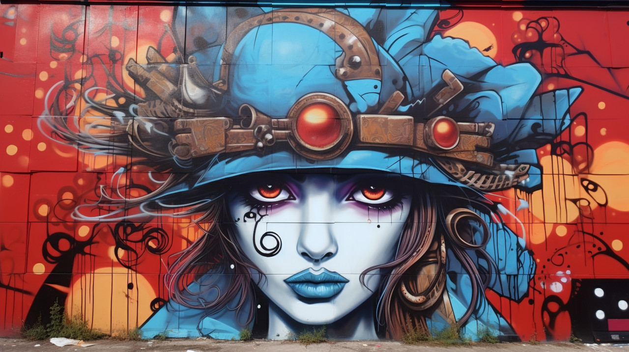 Anime one piece graffiti tadokoro, 3d graffiti art