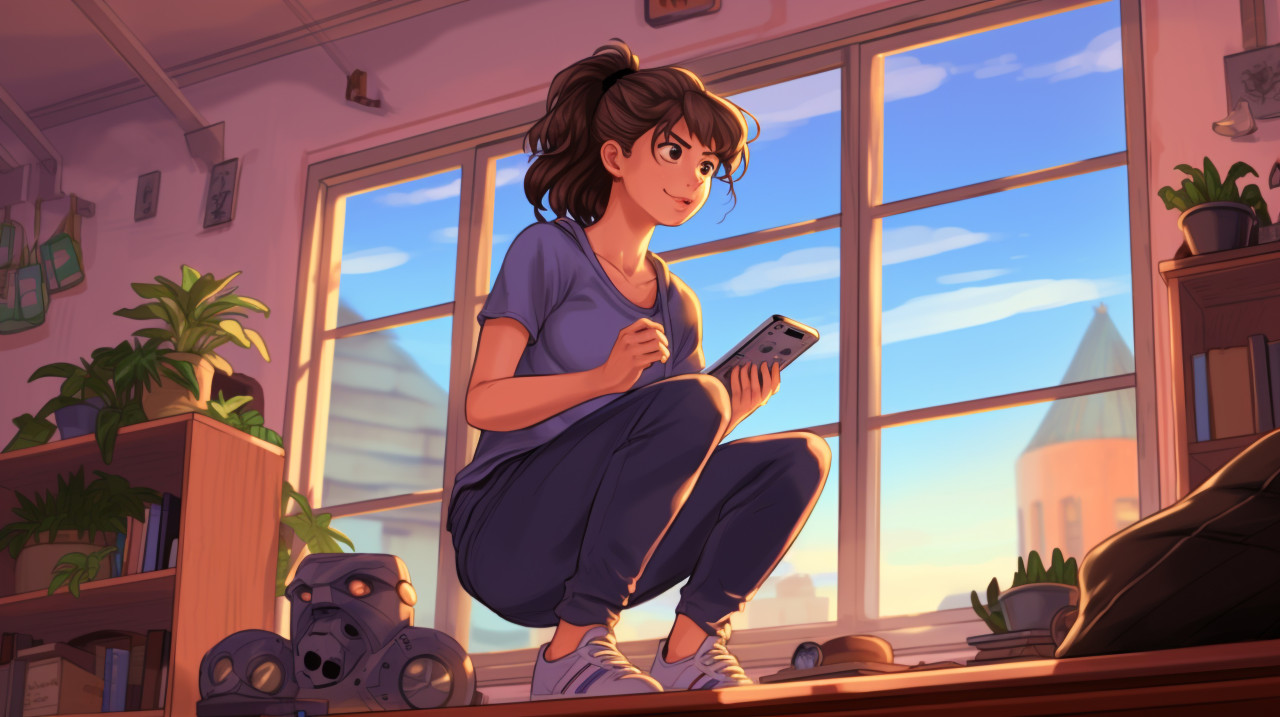 Woman doing hiit workout, fitness