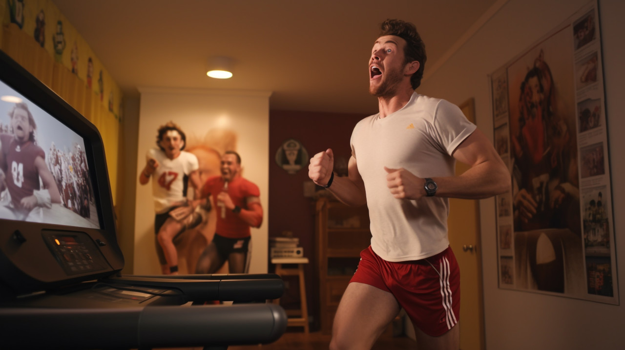 Stay in shape and cheer on your team